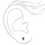 Glitter Popsicle Stud Earrings - 6 Pack,