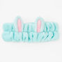 Plush Mint Bunny Ear Makeup Headwrap,