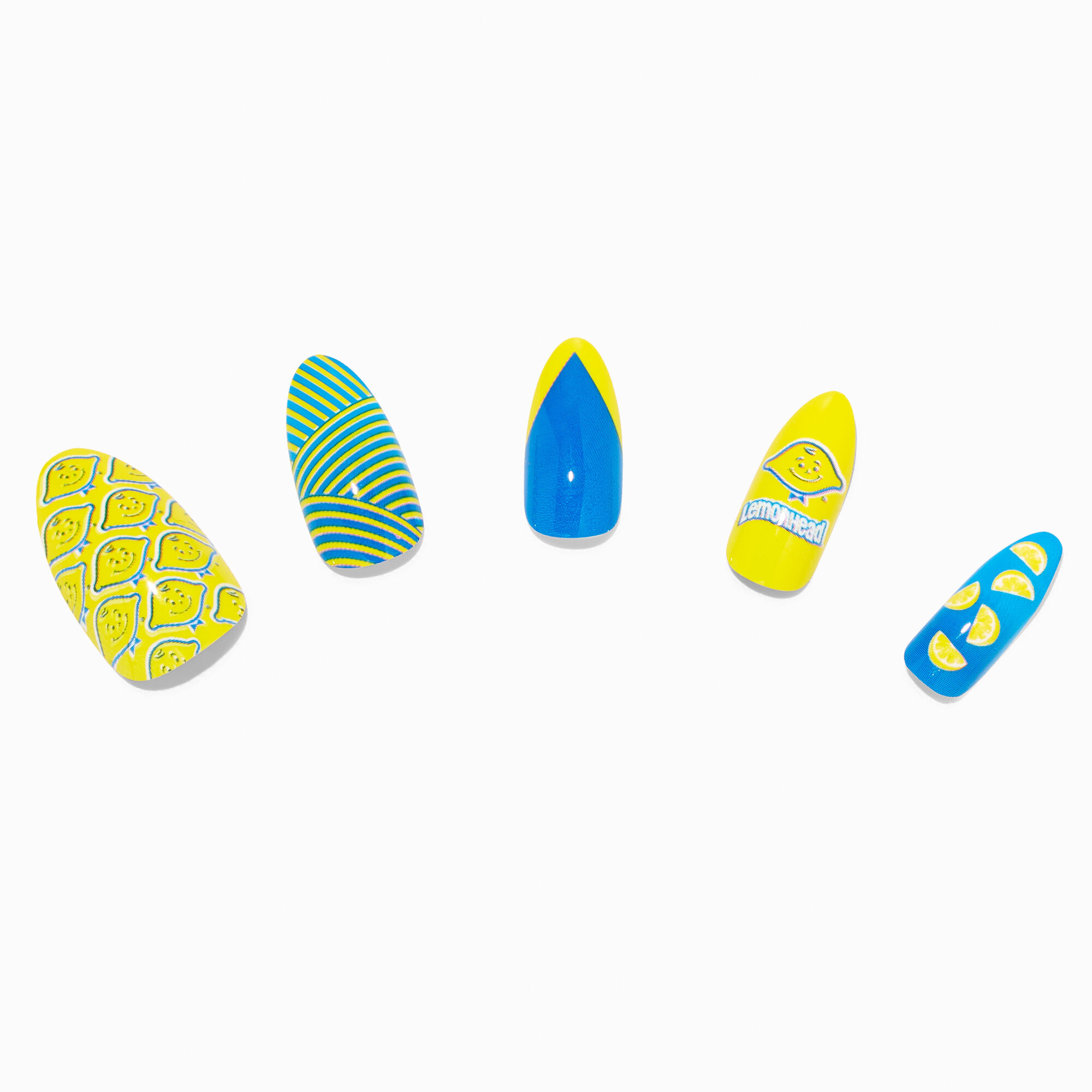 Lemonhead® Claire's Exclusive Stiletto Vegan Faux Nail Set - 24 Pack,