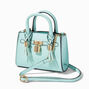 Mint Green Tassel Small Crossbody Satchel,