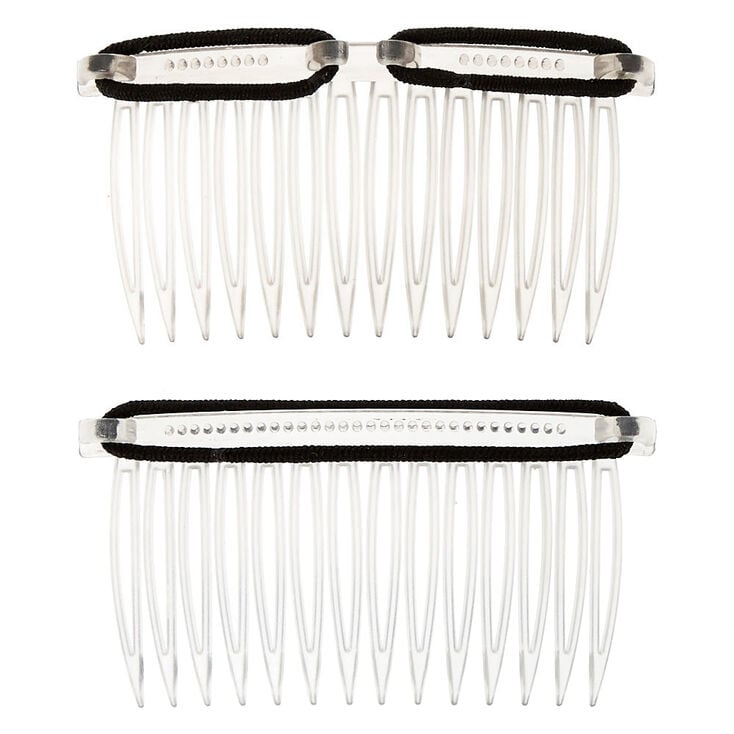 LocALoc&reg; Bandables Hair Combs - Clear, 2 Pack,