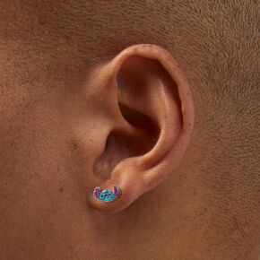 Disney Stitch Stainless Steel Studs Ear Piercing Kit with Ear Care Solution,