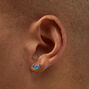 Disney Stitch Stainless Steel Studs Ear Piercing Kit with Ear Care Solution,