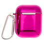 Metallic Magenta Earbud Case Cover - Compatible With Apple AirPods,