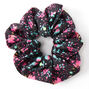 Medium Blue &amp; Pink Paint Splatter Hair Scrunchie,