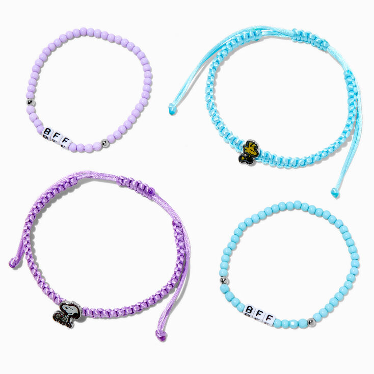 Peanuts&trade; Snoopy &amp; Woodstock Best Friends Bracelet Set - 4 Pack,