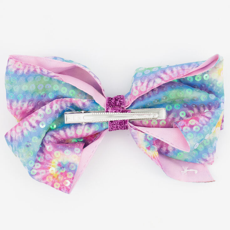 JoJo Siwa™ Tie Dye Sequin Hair Bow | Claire's