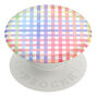 Glitter Rainbow Gingham PopSockets Swappable PopGrip,