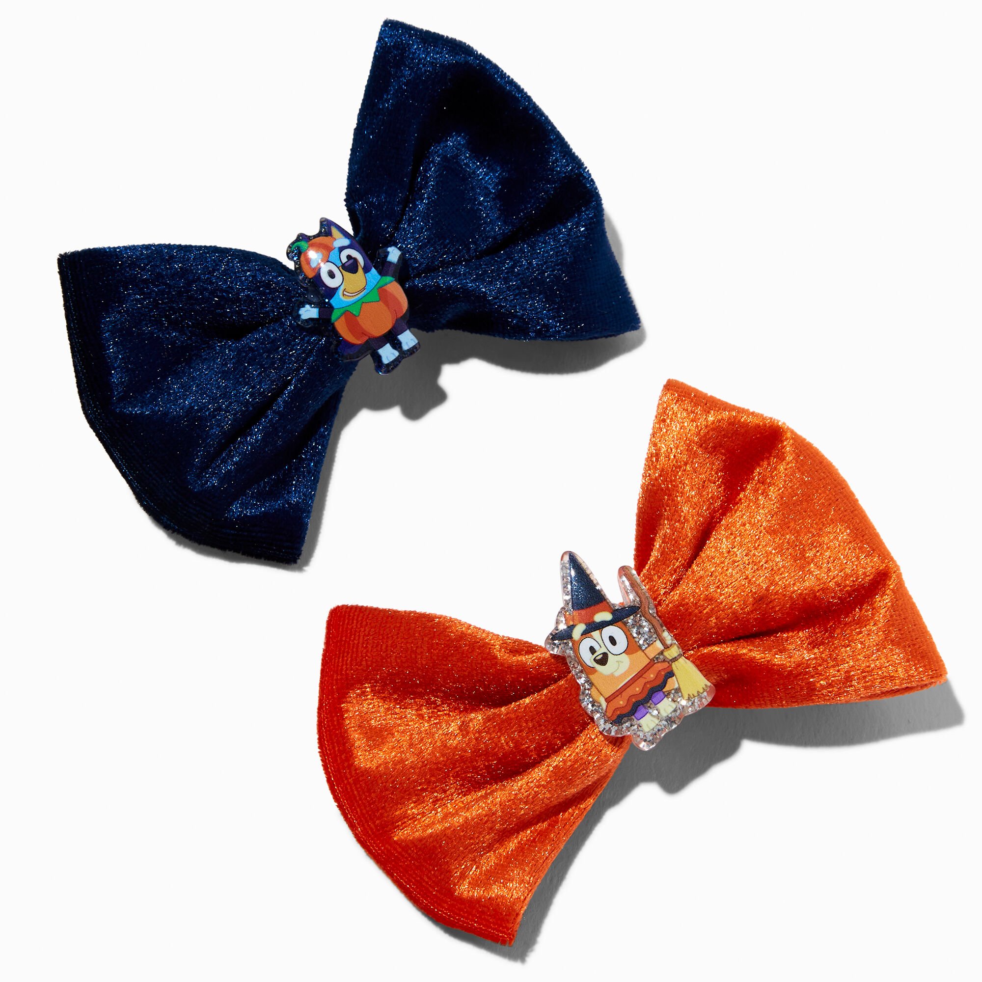 Bluey Halloween Hair Bow Clips - 2 Pack,