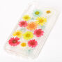 Rainbow Pressed Sunflower Phone Case - Fits iPhone XR,
