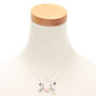 Lot de 2&nbsp;colliers best friends &agrave; pendentif licorne c&oelig;ur,