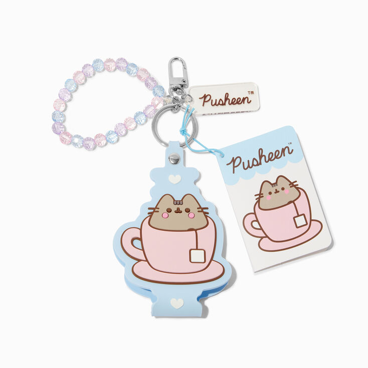 Porte-cl&eacute;s bracelet en silicone th&eacute; Pusheen&reg;,
