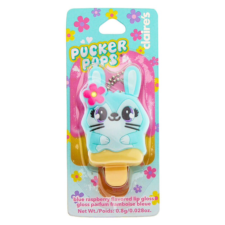 Gloss lapine bleu sarcelle Pucker Pops&reg; - Framboise bleue,