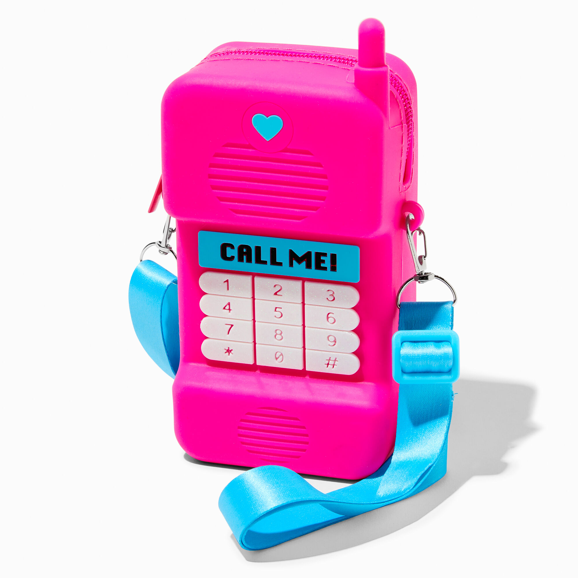 Pink telephone store bag