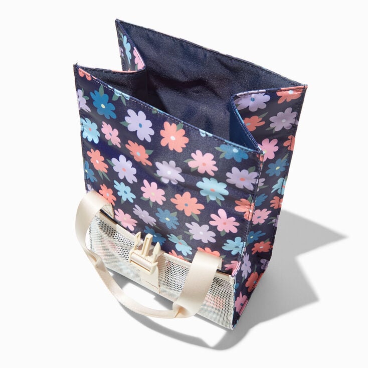 Pastel Daisy Blue Lunch Box,