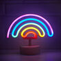 Neon Rainbow Tabletop Light,