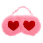 Hearts Sleeping Mask - Pink,