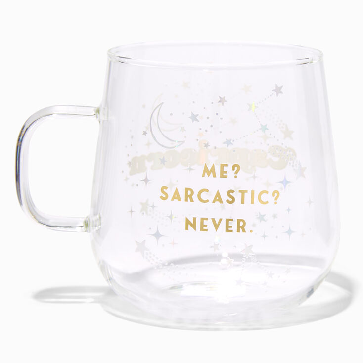 Zodiac Glass Mug - Capricorn,