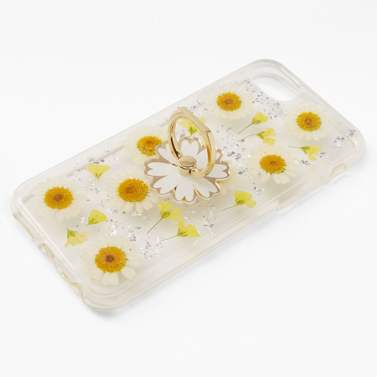 Daisy Ring Holder Protective Phone Case - Fits iPhone&reg; 6/7/8/SE,