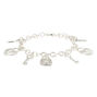 Silver Love Story Charm Bracelet,