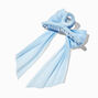 Light Blue Organza Bow Hair Claw,