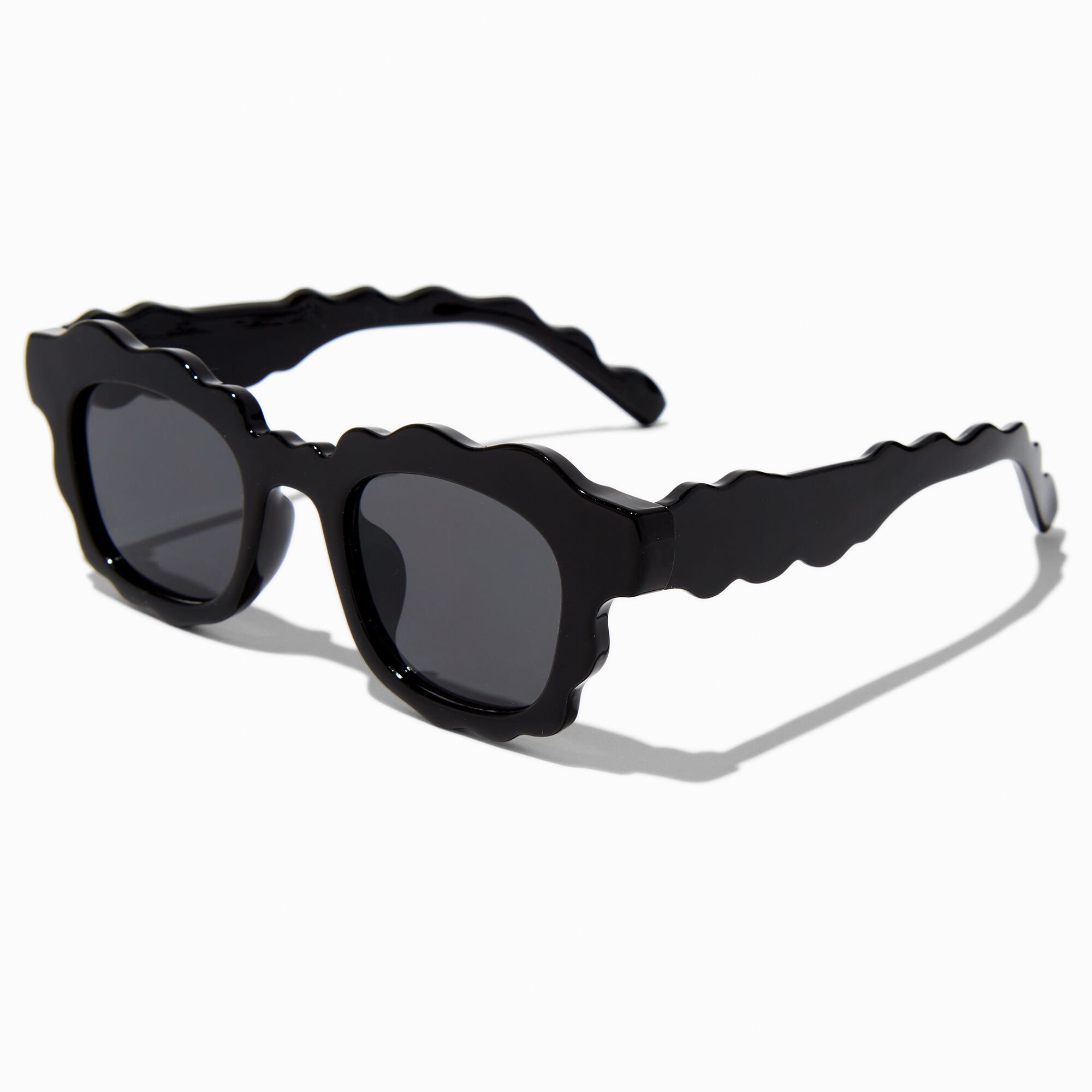 Black Geometric Sunglasses,