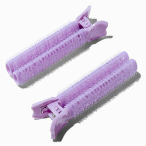 Purple Hair Curlers - 2 Pack,