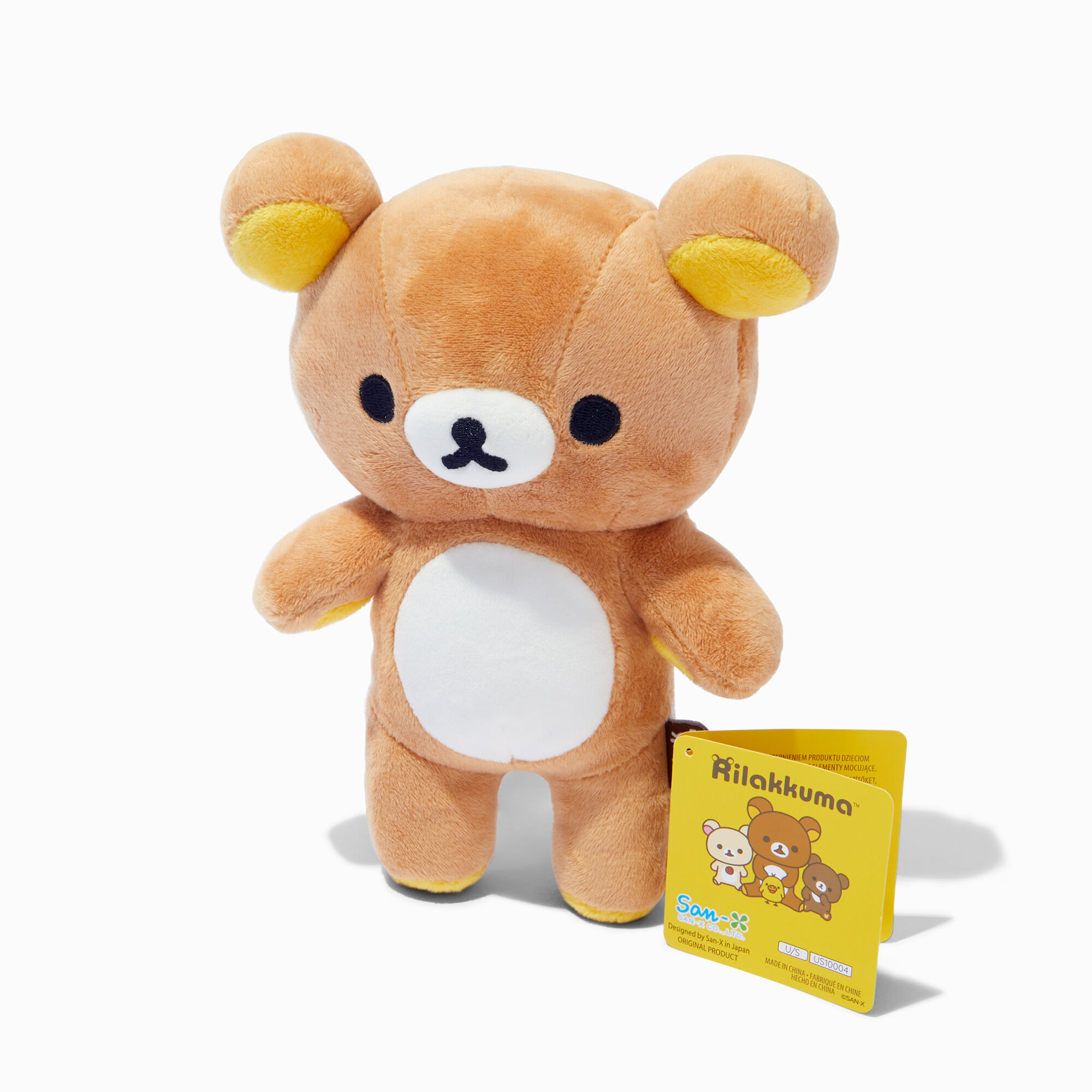 View Claires Rilakkuma 9 Bear Plush Toy Brown information