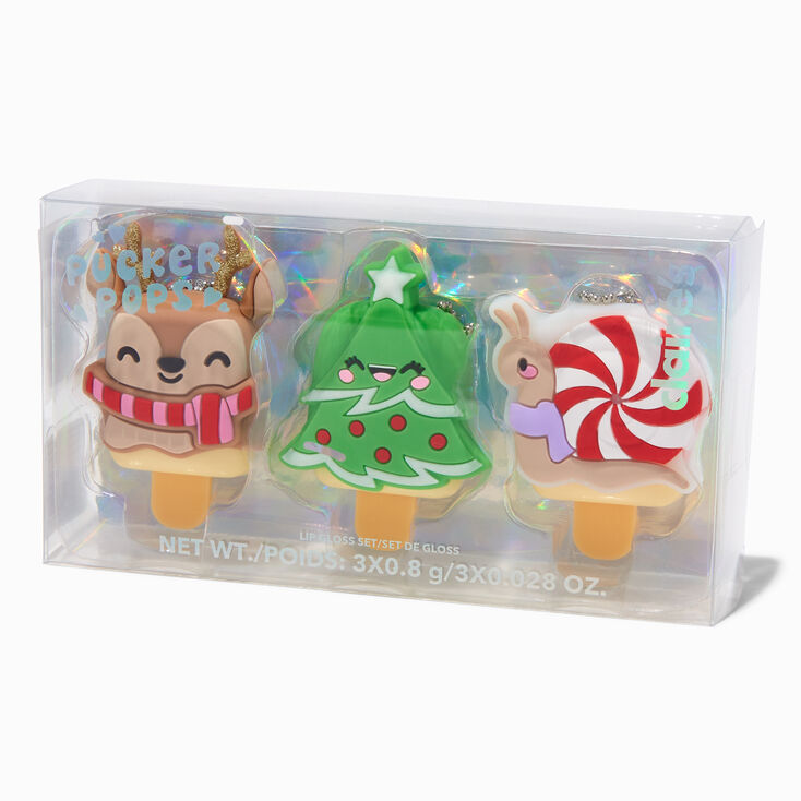 Ensemble de gloss No&euml;l Pucker Pops&reg; - Lot de 3,