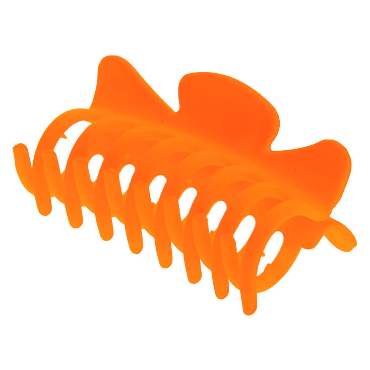 Matte Hair Claw - Neon Orange,