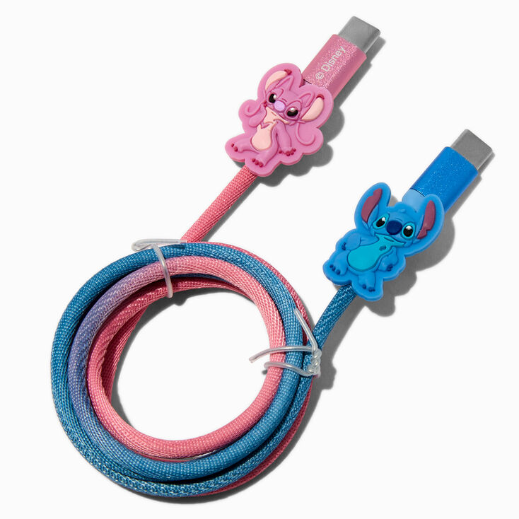 C&acirc;ble de chargement USB-C en exclusivit&eacute; chez Claire&#39;s Disney Stitch,