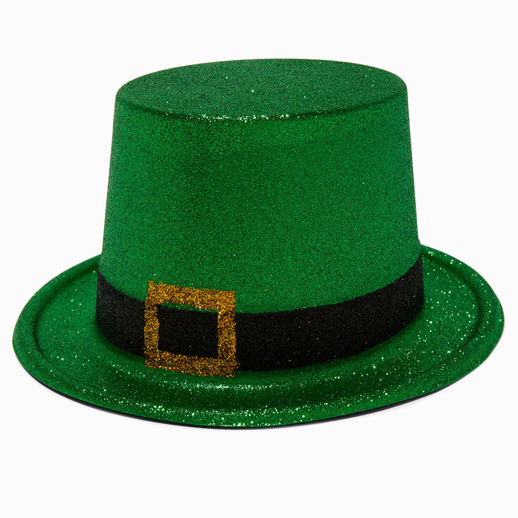 St. Patrick&#39;s Day Glitter Leprechaun Top Hat,
