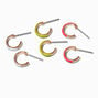 Neon 15MM Hoop Earrings - 3 Pack,