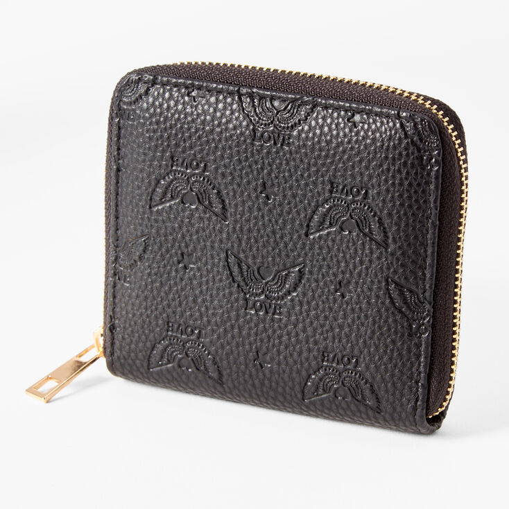 Love Angel Wings Wallet - Black,