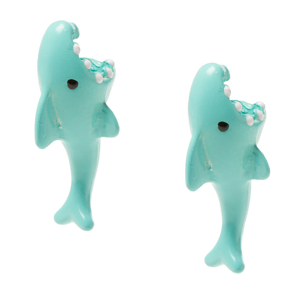 Shark top earrings claire's