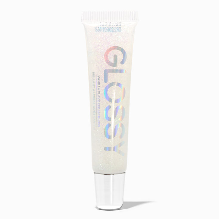 Glossy Glitter Lip Gloss - Clear,