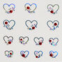 Mini Hearts Body Gems,