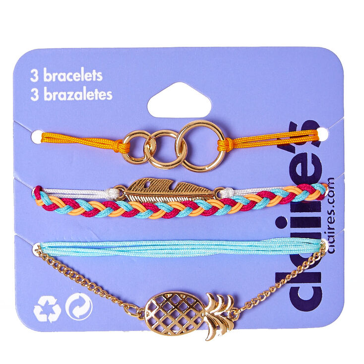 3 Pack Summer Friendship Bracelets,