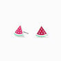 Pink UV Color-Changing Watermelon Stud Earrings,