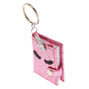 Glitter Unicorn Mini Diary Keychain - Pink,