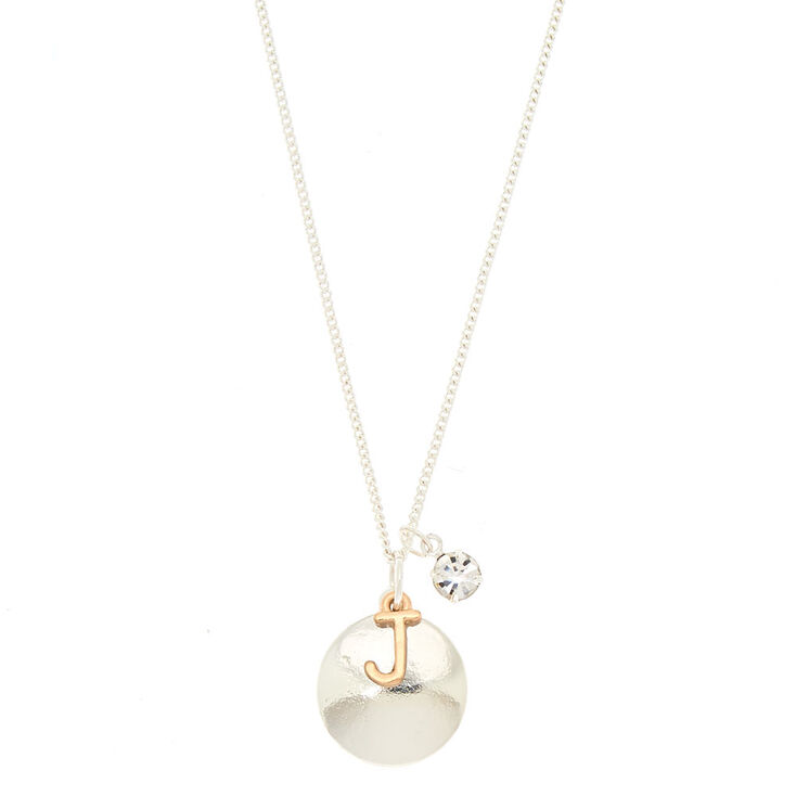 Claire's Collier à pendentif breloque initiale J