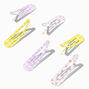 Claire&#39;s Club Daisy Gingham Snap Hair Clips - 6 Pack,