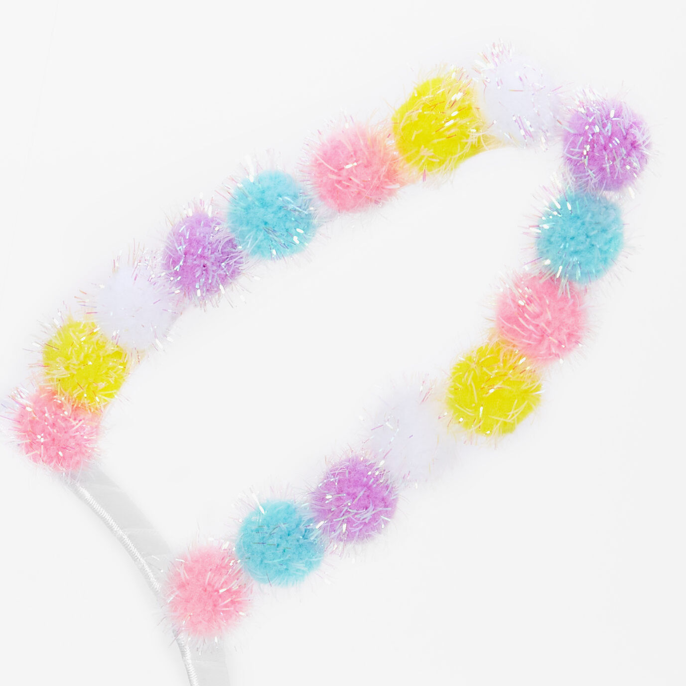 Easter Bunny Ears Pom Pom Headband,