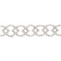 Silver Rhinestone Citrus Choker Necklace,