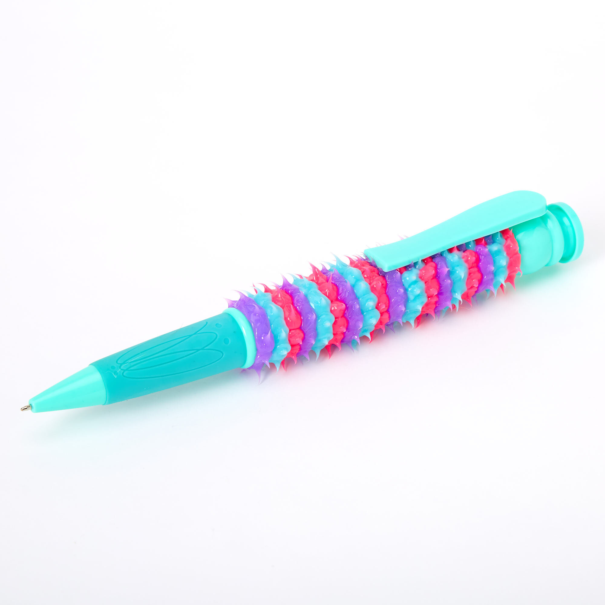 Spiky Silicone Rave Jumbo Pen - Blue,