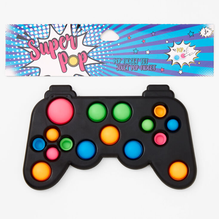 Super Pop Controller Fidget Toy - Black,
