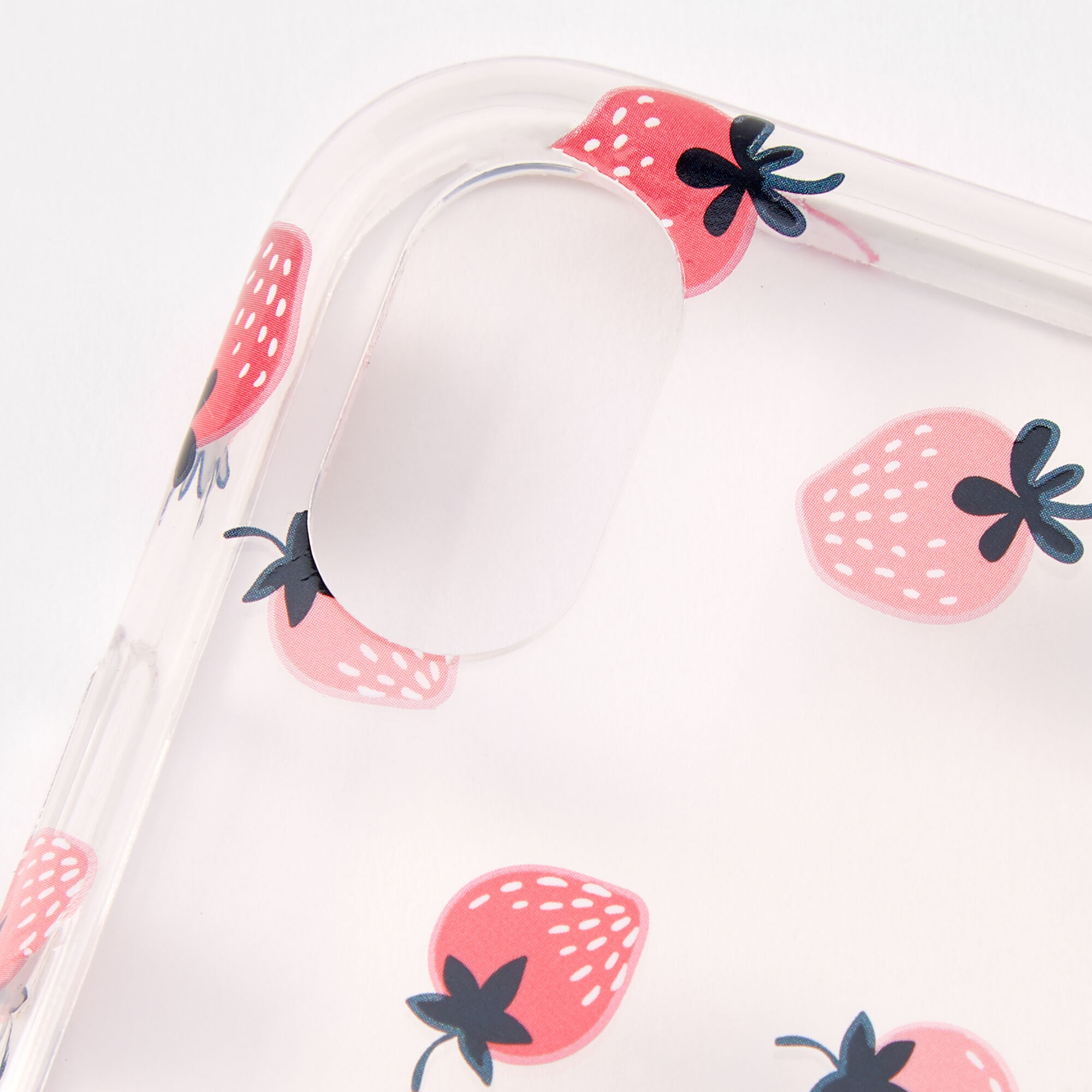 Strawberry Ring Holder Protective Phone Case - Fits iPhone® XR,