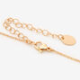 Butterfly Birthstone 16&quot; Gold Pendant Necklace - February,