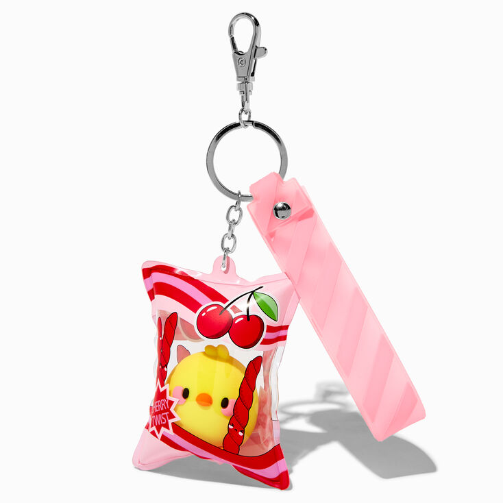 Snack Chick Wristlet Keychain,