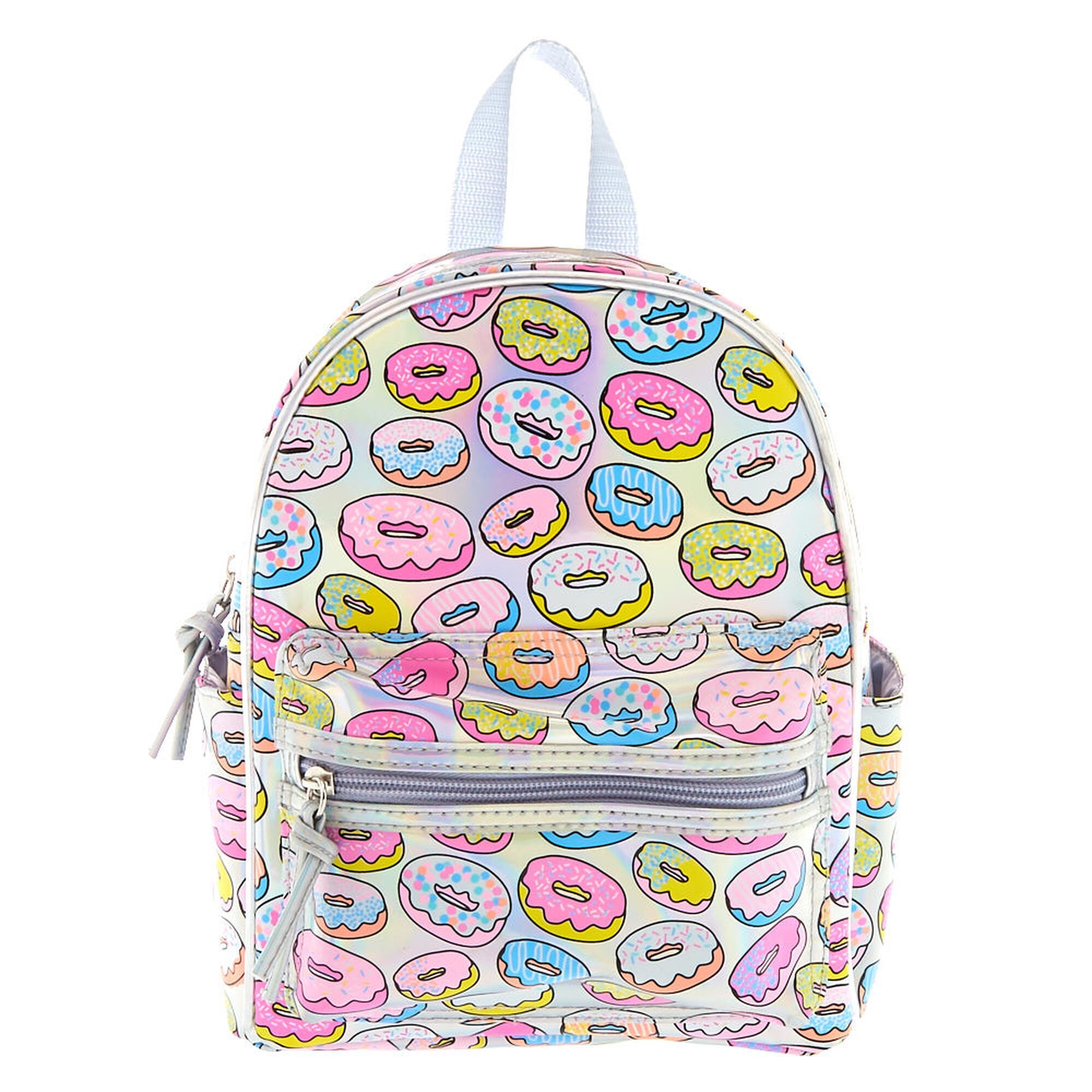 Holographic Donut Backpack | Claire's US